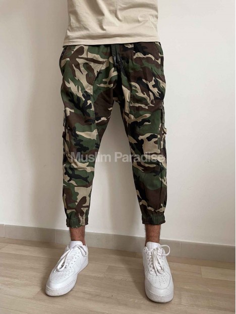 Pantalones Sarouel Corte Cargo Militar - Un estilo único con Muslim Paradise