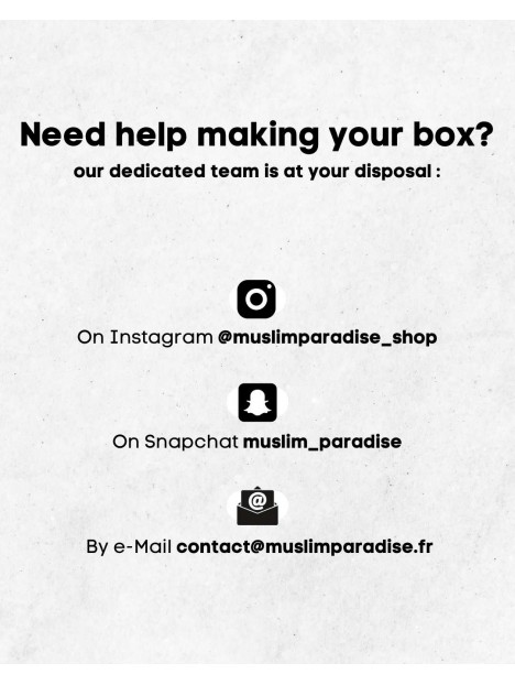 Box cadeau Musulman - Box Aid - Box Ramadan - Box Omra et hajj