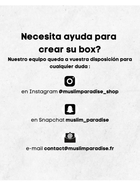 Box cadeau Musulman - Box Aid - Box Ramadan - Box Omra et hajj
