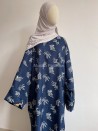 Abaya de primavera y verano - Abaya con estampado de follaje - Muslim Paradise