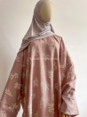 Abaya de primavera y verano - Abaya con estampado de follaje - Muslim Paradise