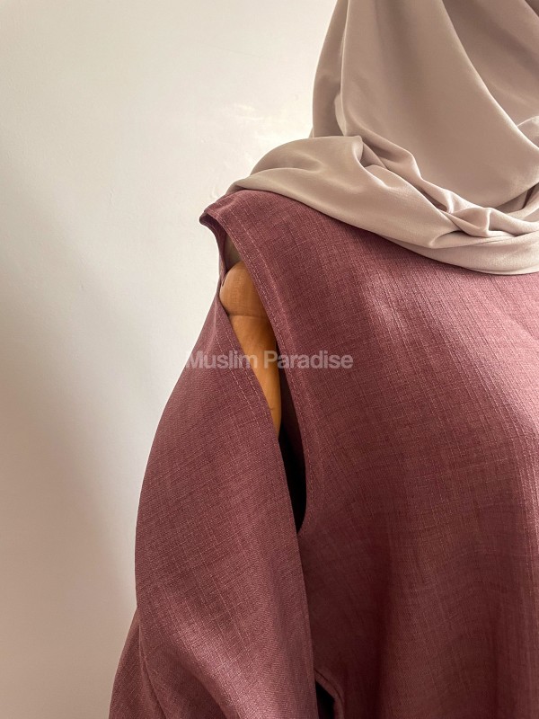 Ensemble Kimono Abaya lin - Muslim Paradise