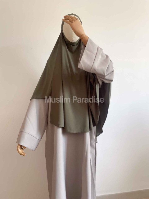 khimar premium kaki
