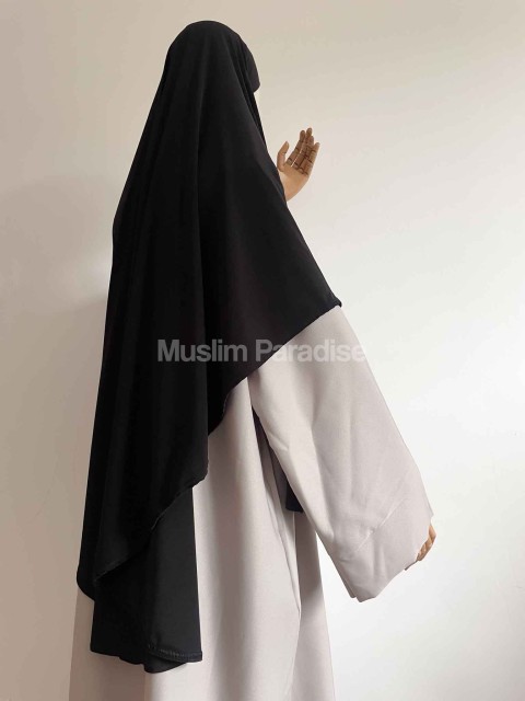 khimar Jersey noir