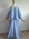 Conjunto Mastour económico pantalón ancho y camiseta en coton - Muslim Paradise