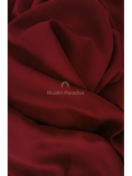 hijab à enfiler bordeaux