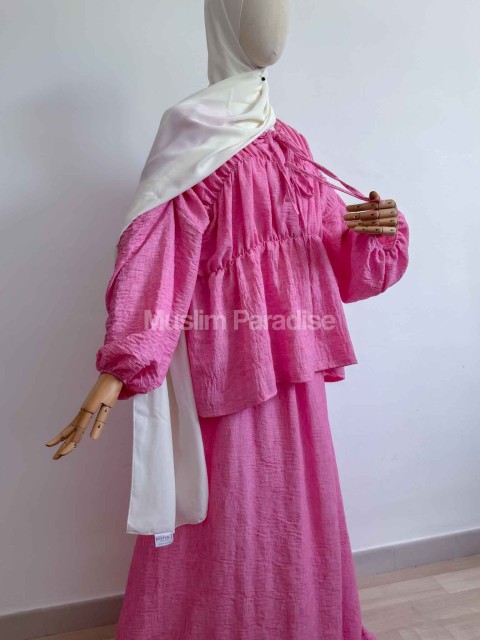 Conjunto de falda de verano para mujer musulmana - Conjunto económico Muslim Paradise