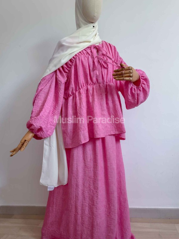 Conjunto de falda de verano para mujer musulmana - Conjunto económico Muslim Paradise