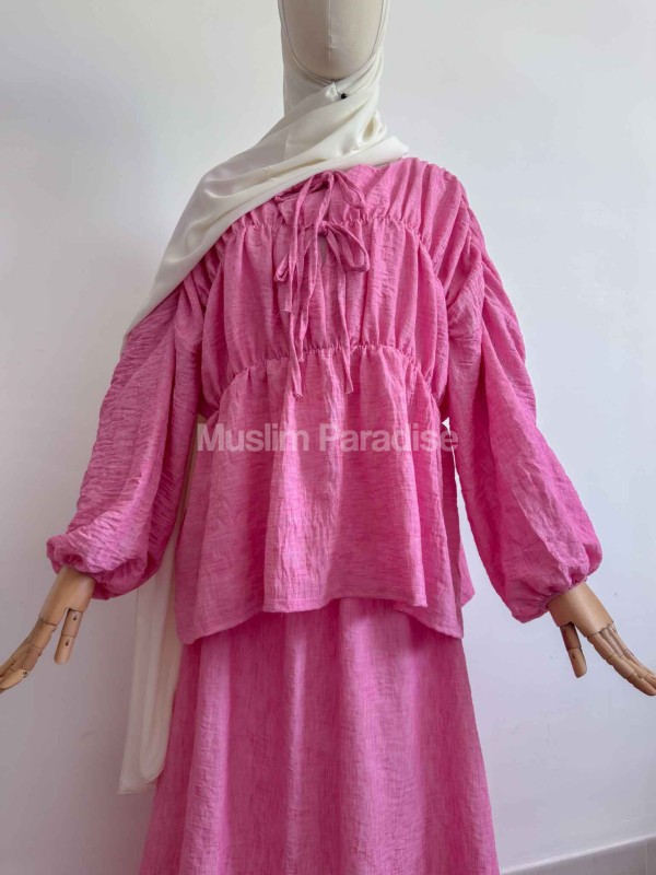 Conjunto de falda de verano para mujer musulmana - Conjunto económico Muslim Paradise