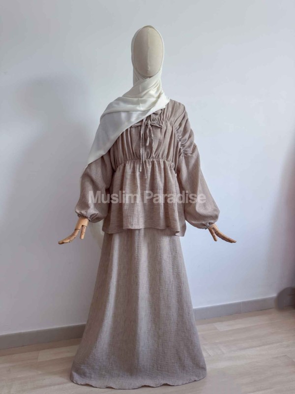 Conjunto de falda de verano para mujer musulmana - Conjunto económico Muslim Paradise