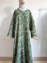 Abaya de verano económica para mujeres musulmanas - Muslim Paradise - Abaya con estampado natural