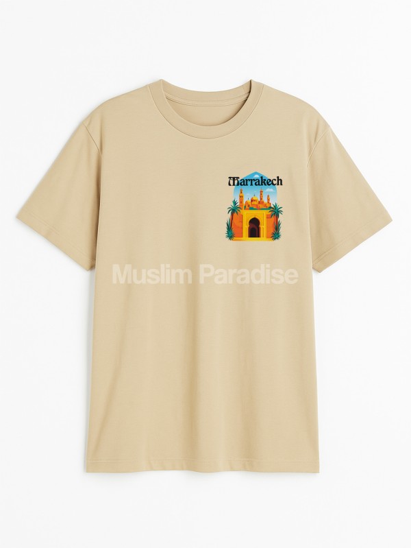t-shirt marrakech beige