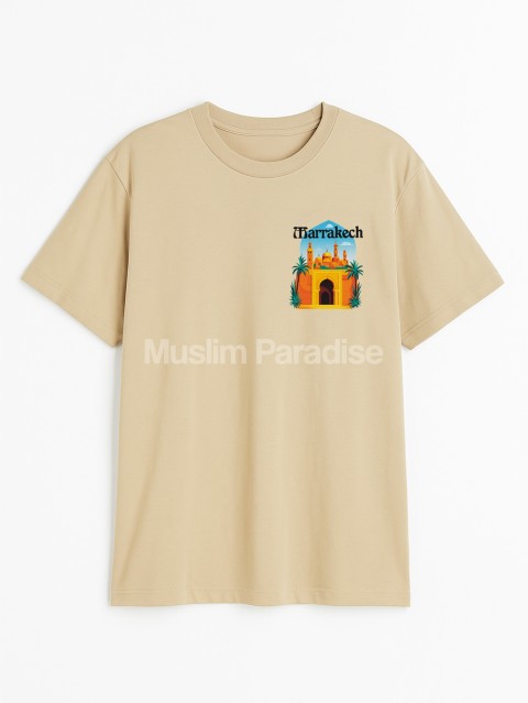 t-shirt marrakech beige