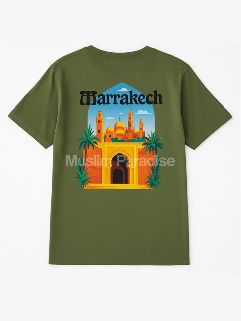 t-shirt marrakech kaki
