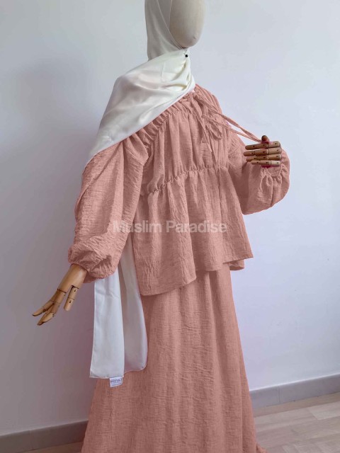 ensemble jupe mastour rose