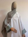 Abaya Elegante con Cuello Camisero – Tejido Premium – Corte Amplio y Estilo Refinado – Muslim Paradise
