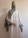 Abaya Elegante con Cuello Camisero – Tejido Premium – Corte Amplio y Estilo Refinado – Muslim Paradise