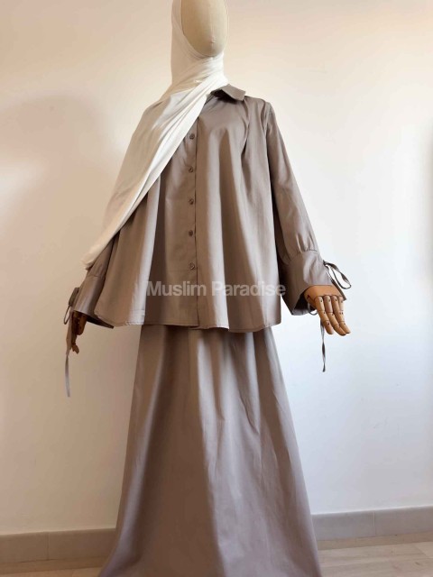 Conjunto de algodón Camisa Falda - Muslim Paradise