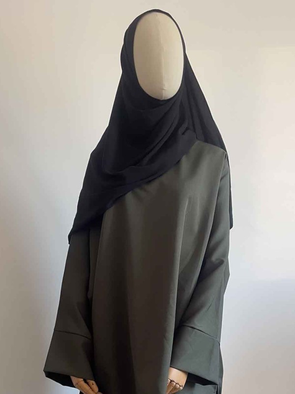 Abaya básica de bolsillos baratos - Muslim Paradise