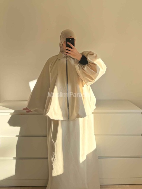 Ensemble Parka Modeste Femme – Veste Zippée & Jupe Longue Imperméable - Muslim Paradise