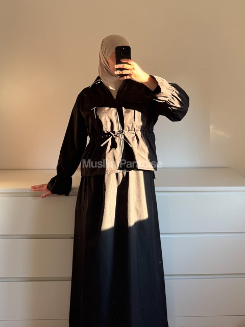 Ensemble Parka Modest fit Femme – Veste Structurée & Jupe Longue Imperméable - Muslim Paradise