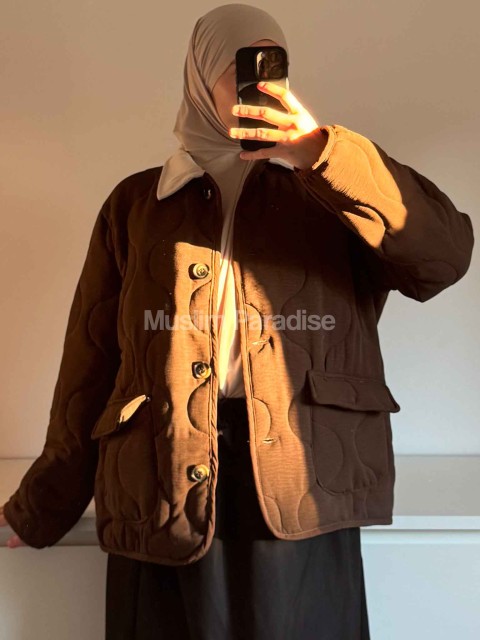 Veste matelassée marron Muslim Paradise