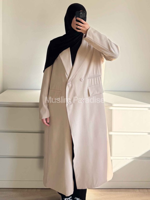 Blazer largo - modest fashion - Muslim Paradise