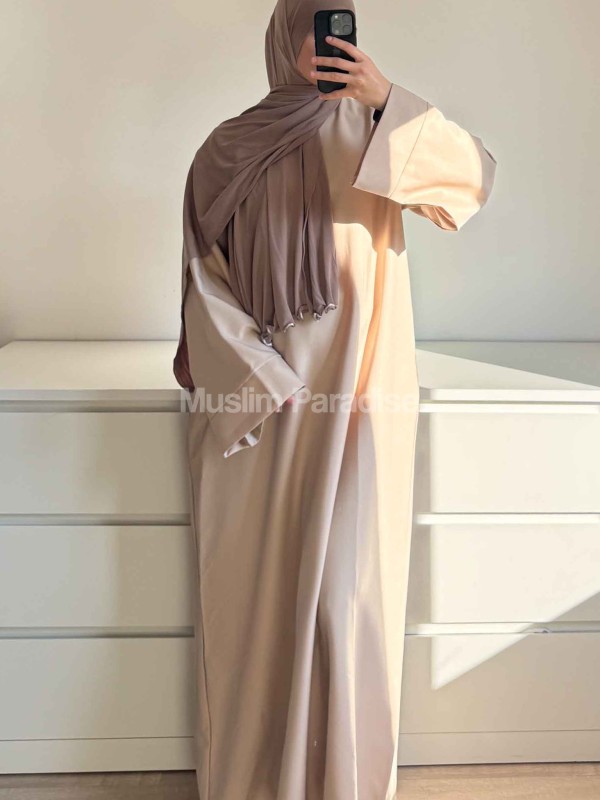 Abaya básica de bolsillos baratos - Muslim Paradise