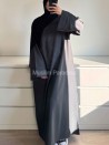 Abaya básica de bolsillos baratos - Muslim Paradise
