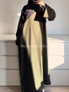 Abaya básica de bolsillos baratos - Muslim Paradise
