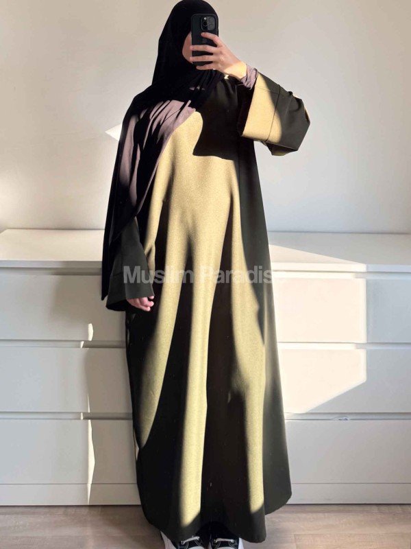 Abaya basique à poches pas cher - Abaya mi saison - Muslim Paradise