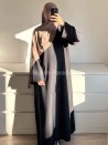 Abaya básica de bolsillos baratos - Muslim Paradise