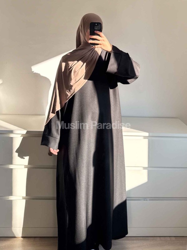 Abaya basique à poches pas cher - Abaya mi saison - Muslim Paradise