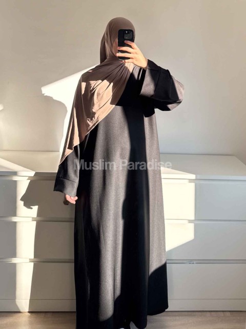 Abaya basique à poches pas cher - Abaya mi saison - Muslim Paradise