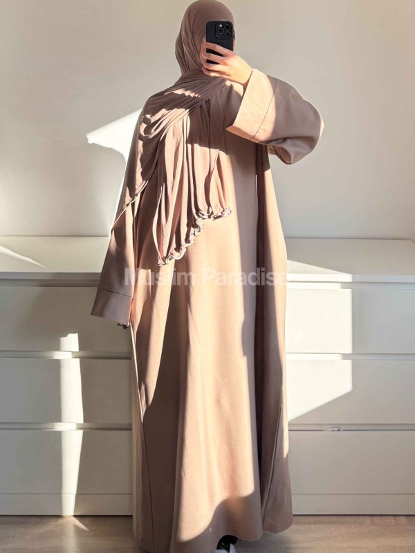 Abaya básica de bolsillos baratos - Muslim Paradise