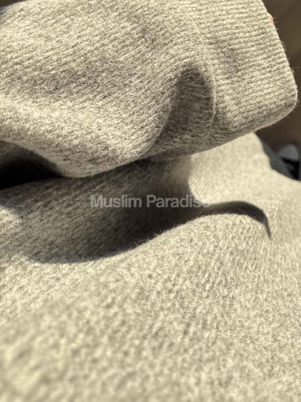 Abaya jersey efecto lana – Vestido largo cálido y modesto - Muslim Paradise