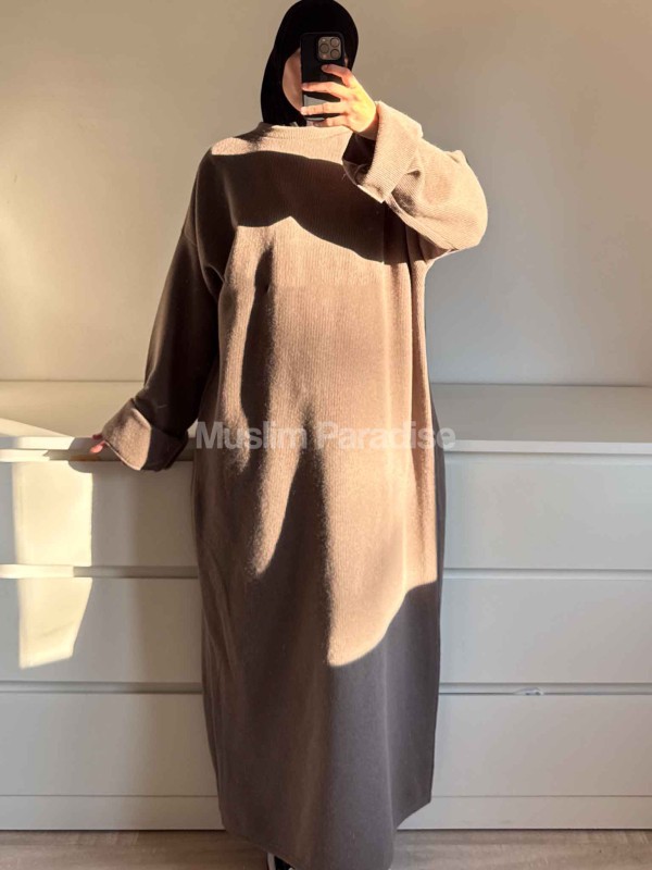 abaya hiver femme hijabi