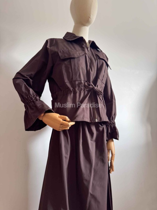 Ensemble Parka Modest fit Femme – Veste Structurée & Jupe Longue Imperméable - Muslim Paradise