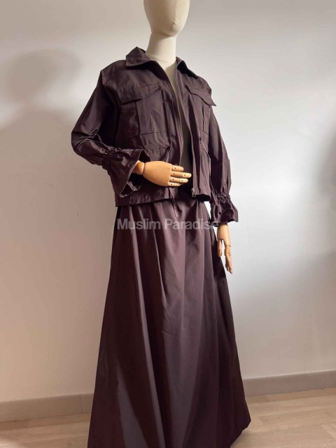 Ensemble Parka Modest fit Femme – Veste Structurée & Jupe Longue Imperméable - Muslim Paradise