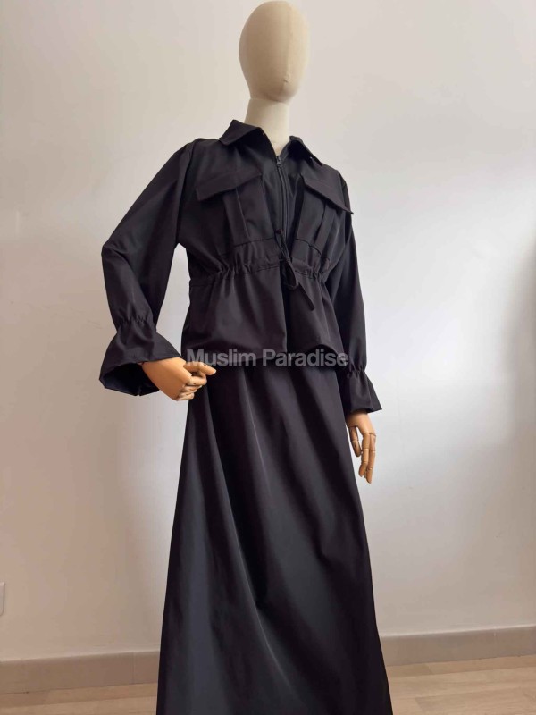 Conjunto Parka Modest fit Mujer – Chaqueta Estructurada  y Falda Larga Impermeable - Muslim Paradise