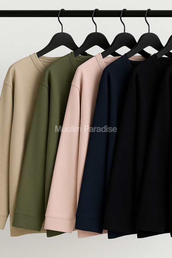 Camiseta de manga larga de viscosa barata - Muslim Paradise