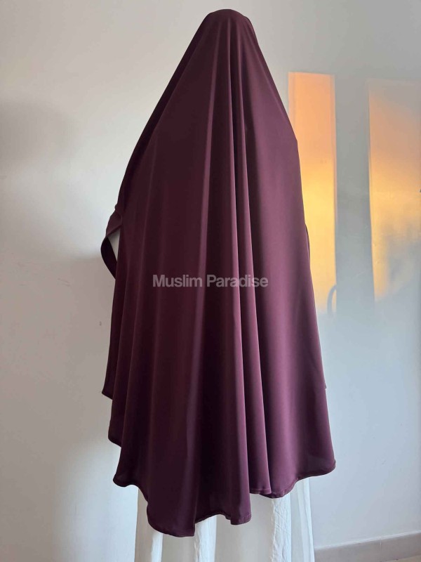 Khimar tendencia cuadrada a bajo precio - Muslim Paradise