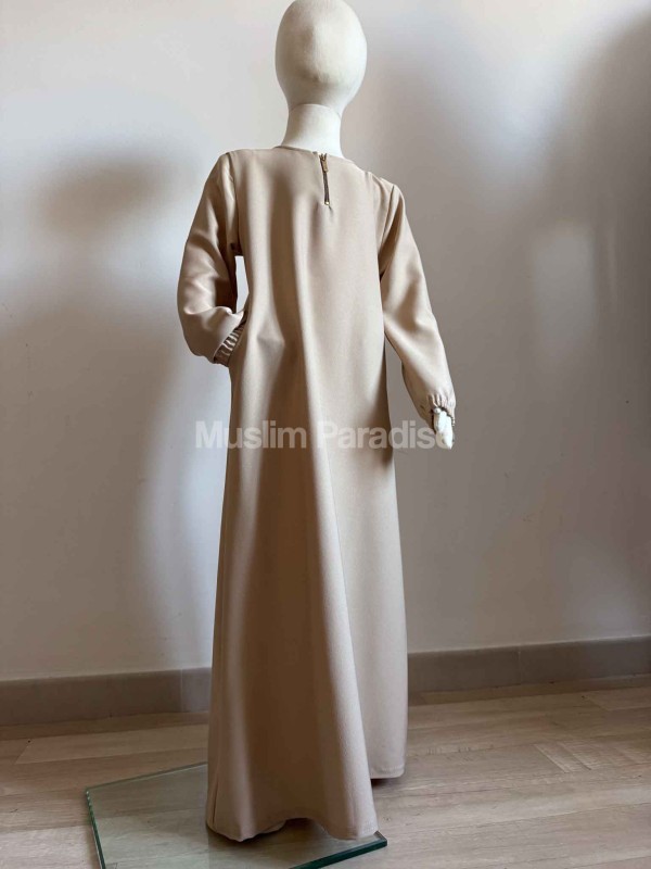 Abaya básica para niños con bolsillos - Muslim Paradise