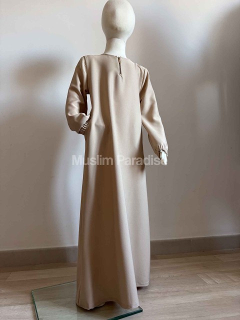 Abaya básica para niños con bolsillos - Muslim Paradise