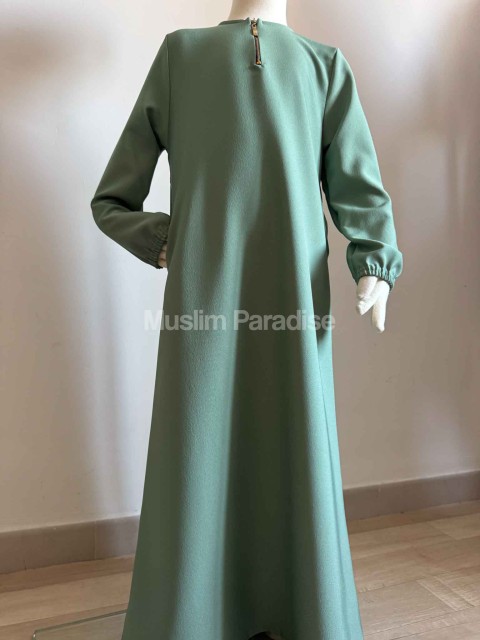 Abaya básica para niños con bolsillos - Muslim Paradise