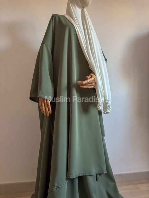 Ensemble légiféré tunique extra longue + Jupe - Muslim Paradise