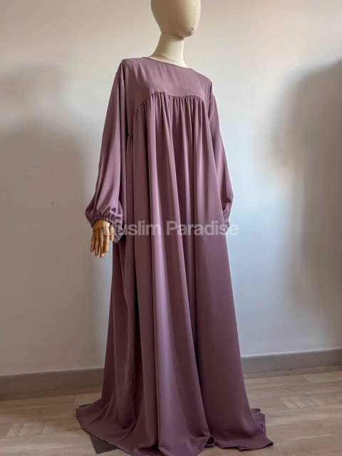 Abaya manche ballon pas cher - Soie de Médine - Muslim Paradise