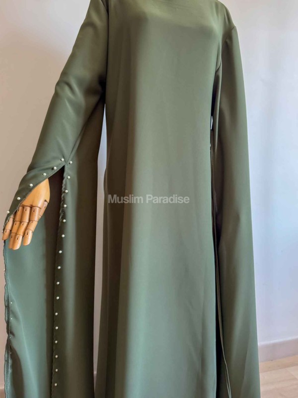 Abaya elegante para Eid y ocasiones especiales - Muslim Paradise