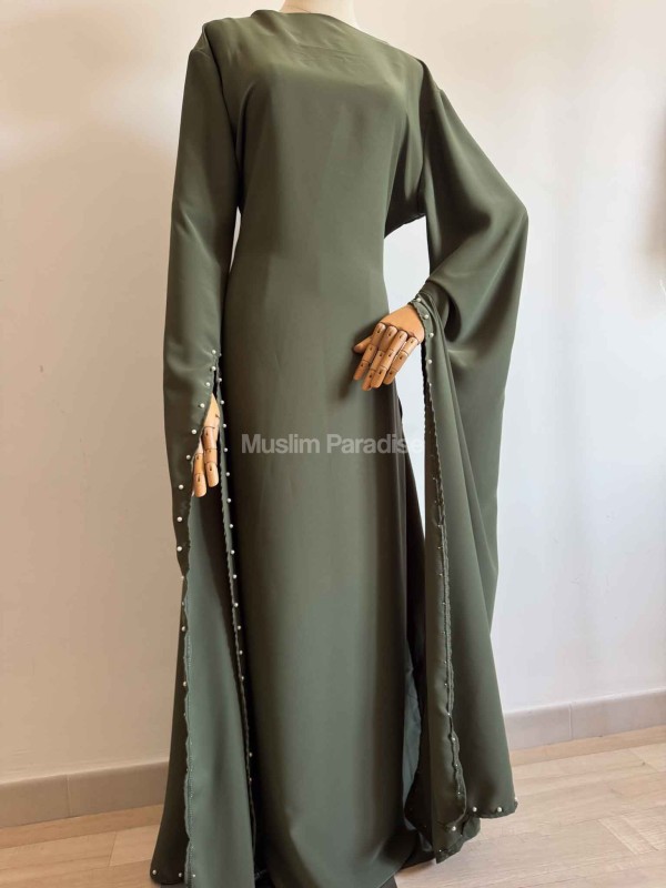 Abaya elegante para Eid y ocasiones especiales - Muslim Paradise