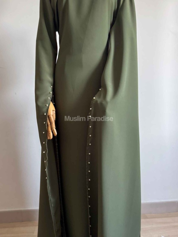 Abaya elegante para Eid y ocasiones especiales - Muslim Paradise